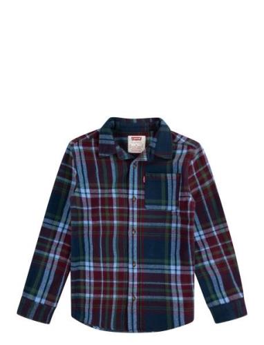 Levi's® Toddler Flannel Shirt Tops Shirts Long-sleeved Shirts Brown Le...