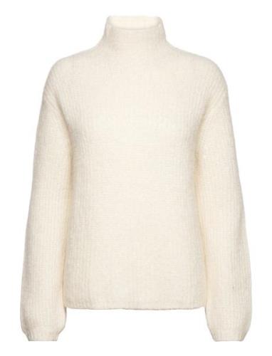 Syringabbrika Knit Tops Knitwear Jumpers White Bruuns Bazaar