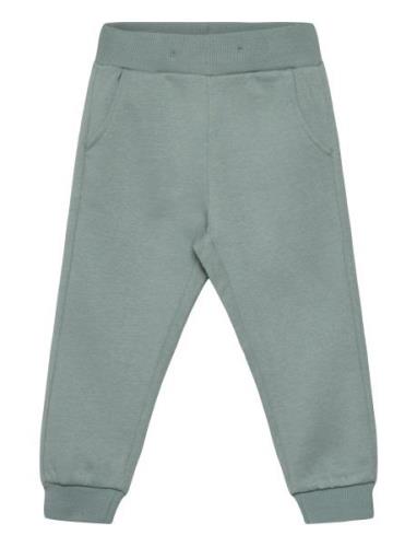 Trousers Basic Bottoms Sweatpants Green Lindex