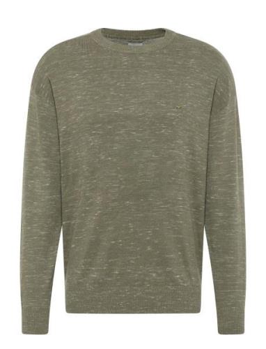 Style Emil C Plus Tops Knitwear Round Necks Green MUSTANG