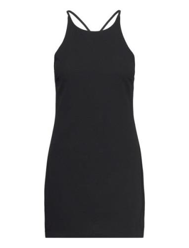 Wrap Back Dress Kort Kjole Black Mango