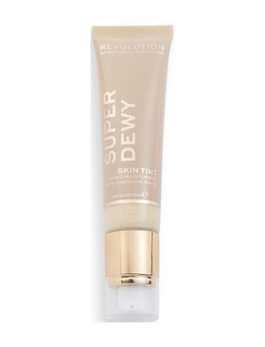 Revolution Superdewy Tinted Moisturiser Fair Foundation Sminke Makeup ...