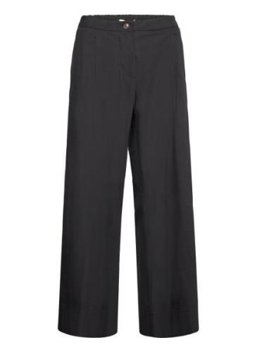 Arete - Papery Wide Pant Bottoms Trousers Wide Leg Black Rabens Sal R