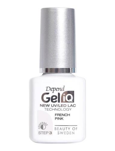 Gel Iq French Pink Neglelakk Gel Pink Depend Cosmetic