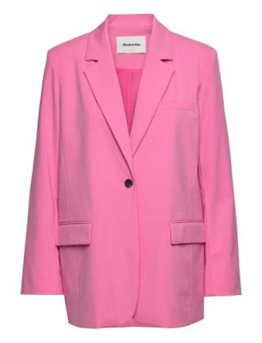 Ankermd Blazer Blazers Single Breasted Blazers Pink Modström