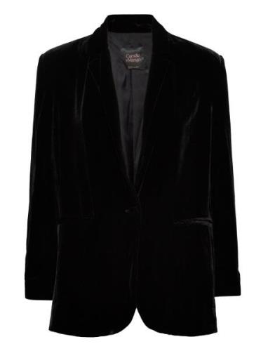 Hackney Blazers Single Breasted Blazers Black Mango