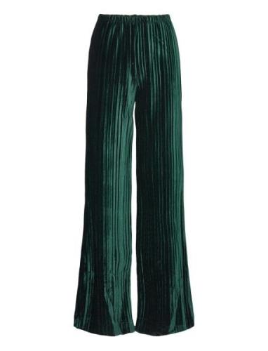 Xgogo Bottoms Trousers Wide Leg Green Mango