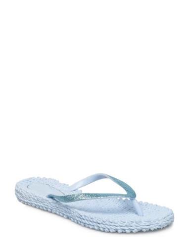 Flip Flop With Glitter Shoes Summer Shoes Sandals Flip Flops Blue Ilse...