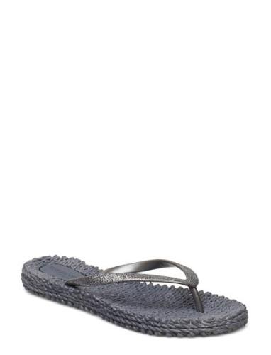 Flip Flop With Glitter Shoes Summer Shoes Sandals Flip Flops Silver Il...