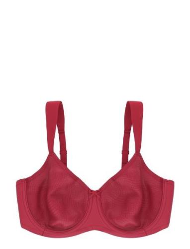 Essential Minimizer W X Lingerie Bras & Tops Full Cup Bras Red Triumph