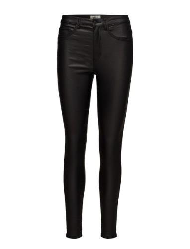 Onlroyal Life Hw Sk Rock Coated Pim Noos Bottoms Trousers Leather Legg...