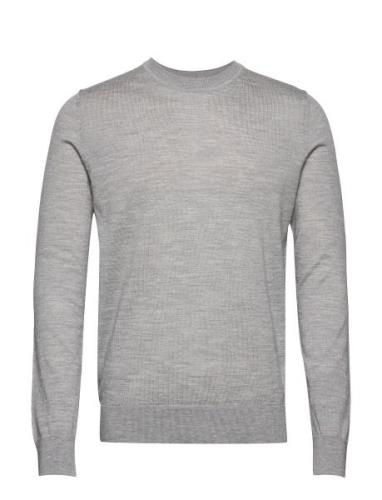 Flemming Crew Neck 3111 Designers Knitwear Round Necks Grey Samsøe Sam...