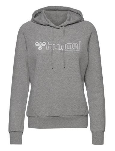 Hmlnoni Hoodie Sport Sweat-shirts & Hoodies Hoodies Grey Hummel