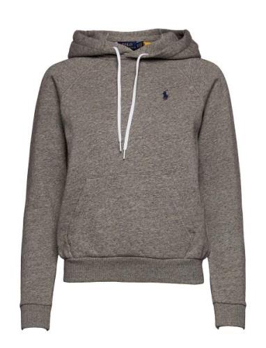 Fleece Pullover Hoodie Tops Sweat-shirts & Hoodies Hoodies Grey Polo R...