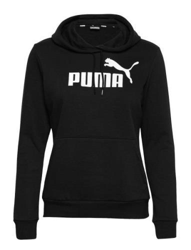 Ess Logo Hoodie Fl Sport Sweat-shirts & Hoodies Hoodies Black PUMA