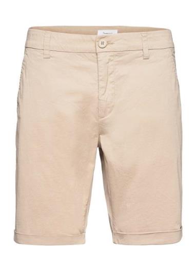 Regular Chino Poplin Shorts - Gots/ Bottoms Shorts Chinos Shorts Beige...