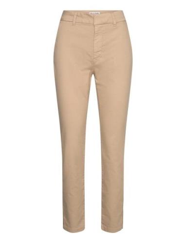 Pzclara Pant Skinny Leg Bottoms Trousers Chinos Beige Pulz Jeans