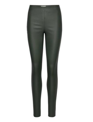 Objbelle Mw Coated Leggings Bottoms Trousers Leather Leggings-Bukser K...