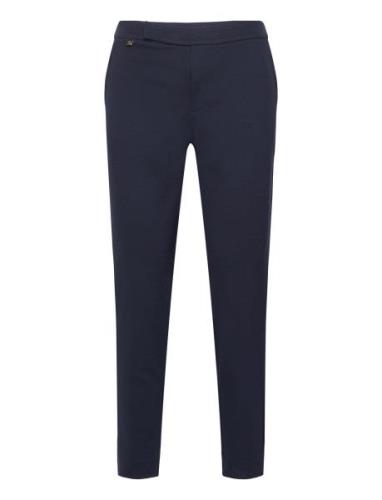 Modern Ponte 340-Pant Bottoms Trousers Slim Fit Trousers Navy Lauren R...