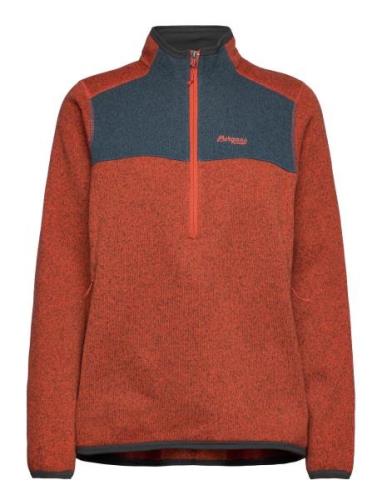 Kamphaug Knitted W Half Zip Sport Sweat-shirts & Hoodies Fleeces & Mid...