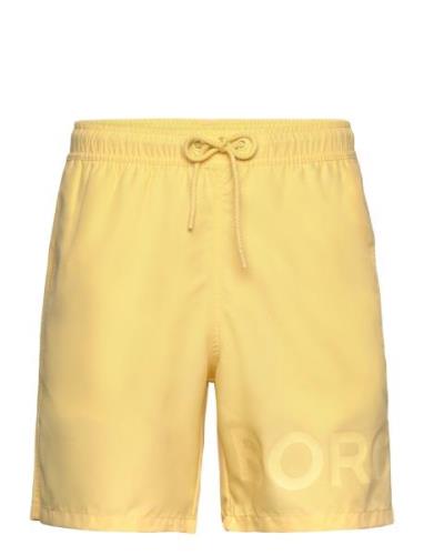 Borg Swim Shorts Sport Shorts Yellow Björn Borg