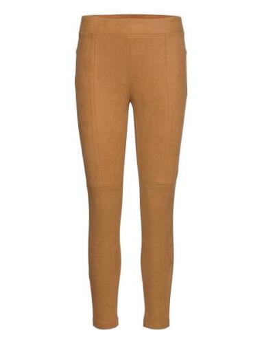 Faux Suede Treggings Bottoms Trousers Slim Fit Trousers Orange Esprit ...