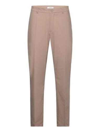 Eik Nickel Pants Designers Trousers Formal Beige Woodbird