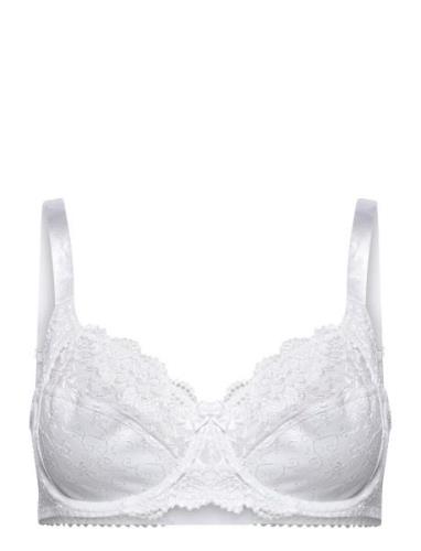 Philippa Non Padded Unlined Bra Lingerie Bras & Tops Full Cup Bras Whi...