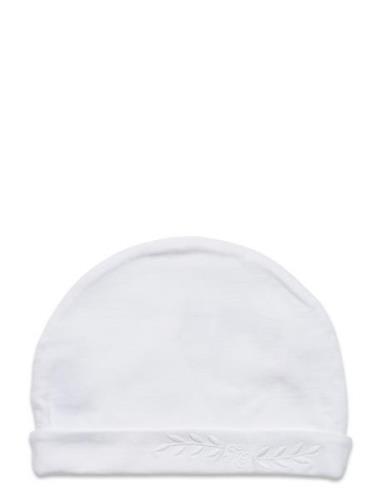 Linge D'antan Knit Cap Accessories Headwear Hats Baby Hats White Tarti...