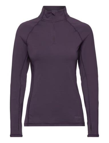 Borg Midlayer Sport Sweat-shirts & Hoodies Fleeces & Midlayers Purple ...