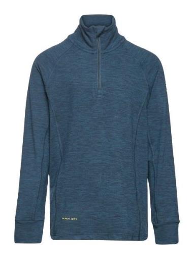 Lopez Melange Midlayer Sport Sweat-shirts & Hoodies Sweat-shirts Blue ...