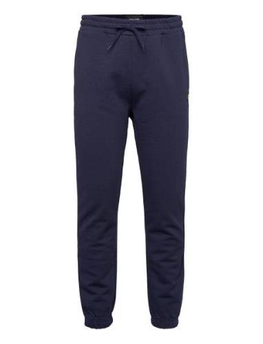 Slim Sweat Pant Bottoms Sweatpants Navy Lyle & Scott