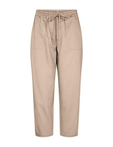 Sc-Akila Bottoms Trousers Joggers Beige Soyaconcept