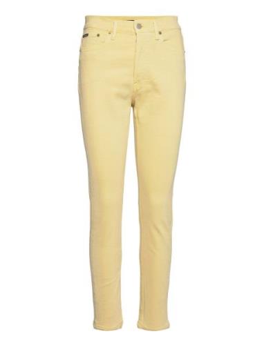 Callen High-Rise Slim Jean Bottoms Jeans Slim Yellow Polo Ralph Lauren