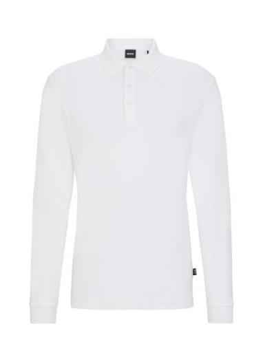 Pado 30 Tops Polos Long-sleeved White BOSS