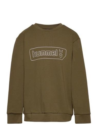 Hmltomb Sweatshirt Sport Sweat-shirts & Hoodies Sweat-shirts Khaki Gre...