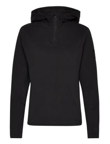 W Marina Hoodie Sport Sweat-shirts & Hoodies Hoodies Black Musto