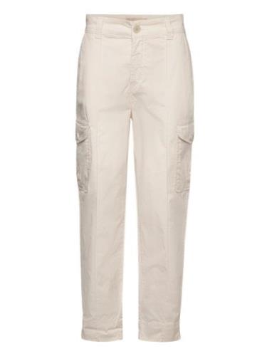 Madisane Paper Cargo Pant Bottoms Trousers Cargo Pants Cream MOS MOSH