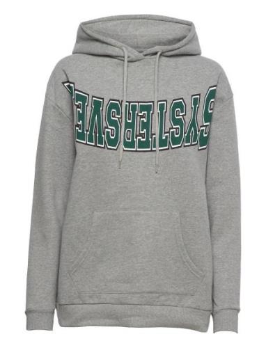 Elsa Hood Tops Sweat-shirts & Hoodies Hoodies Grey Svea