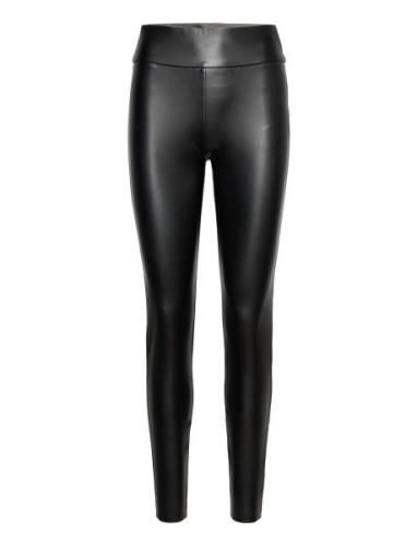 Vibarb Coated Hw Legging - Noos Bottoms Trousers Leather Leggings-Buks...