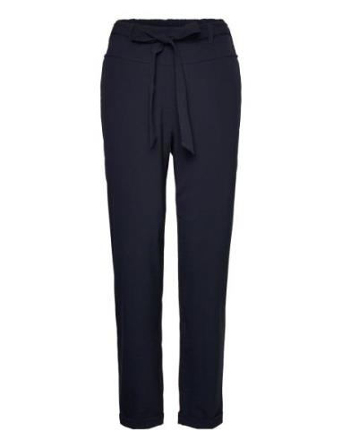 Kcjia Belt Pants Bottoms Trousers Slim Fit Trousers Navy Kaffe Curve