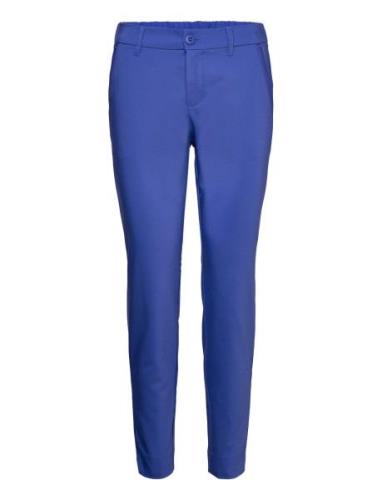 Cualpha Pants Bottoms Trousers Slim Fit Trousers Blue Culture