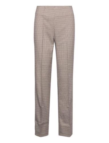 Emia Pants Bottoms Trousers Slim Fit Trousers Multi/patterned Notes Du...