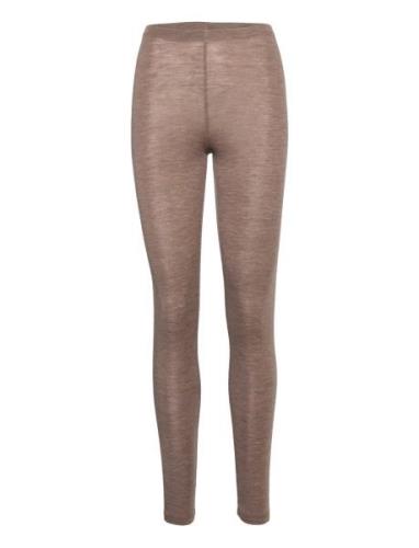 Leggings Merino Wool Bottoms Leggings Beige Lindex