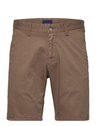 Regular Everyday Shorts Bottoms Shorts Chinos Shorts Brown GANT