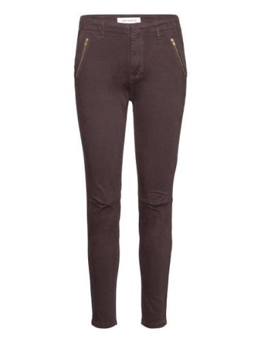 Trousers Bottoms Trousers Slim Fit Trousers Brown Sofie Schnoor