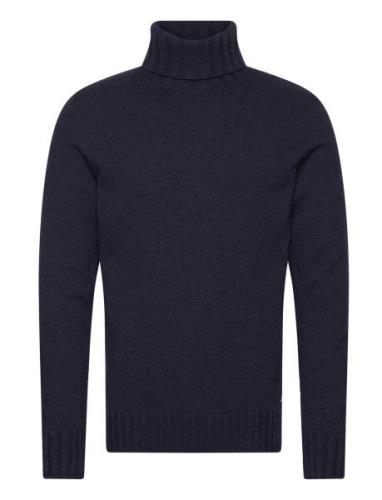 Apelas Polo Neck Tops Knitwear Turtlenecks Navy Sätila Of Sweden