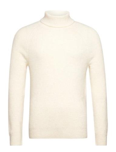 Studios Chunky Roll Neck Tops Knitwear Turtlenecks Cream Superdry