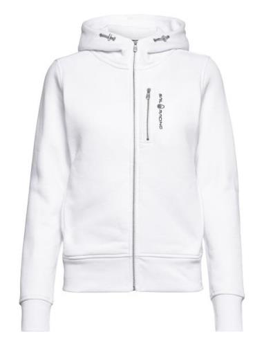 W Gale Zip Hood Sport Sweat-shirts & Hoodies Hoodies White Sail Racing