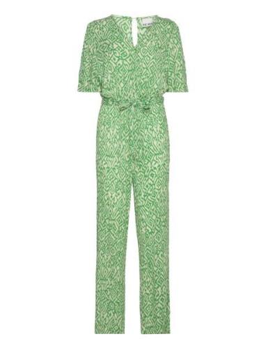 Ihmarrakech Aop Js Fl3 Bottoms Jumpsuits Green ICHI